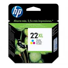 Cartucho HP 22XL C9352CL Colorido Original 3915 3920 F4140 F4180 J3680
