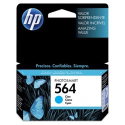 Cartucho HP 564C CB318WL Ciano Original C309G C309A D5445 3,5 ml
