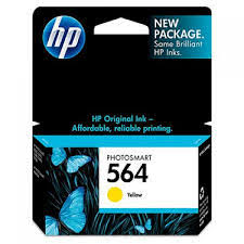 Cartucho HP 564 CB320WL Amarelo Original C309G C309A D5445 3 ml