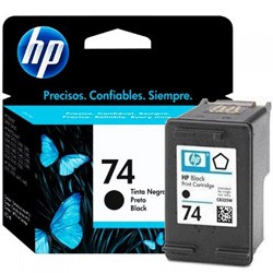 Cartucho HP 74 CB335WB Preto Original D4260 J5780 C4280 5,5 ml