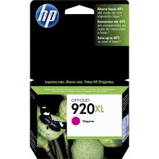 Cartucho HP 920XL CD973AL Magenta Original 6000 6500 6000DWN 6,5 ml