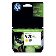 Cartucho HP 920XL CD974AL Amarelo Original 6000 6500 6000DWN 7,5 ml