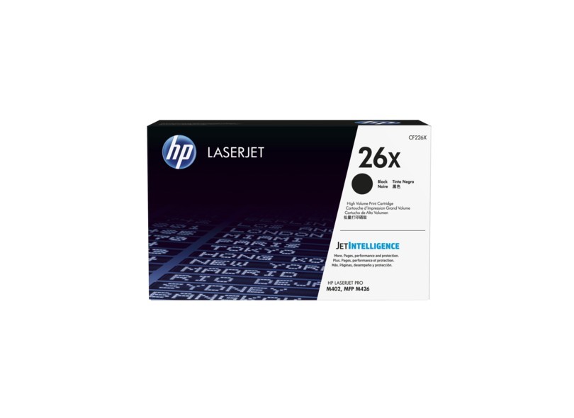 Toner HP 26X CF226X Preto Original M426DW 9.000 páginas