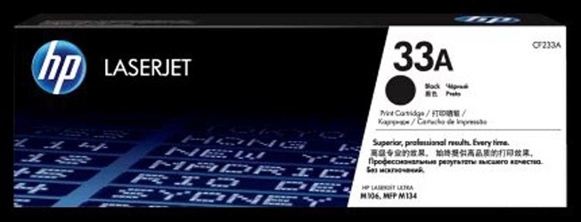 Toner HP 33A CF233A Preto Original M134A 2.300 páginas