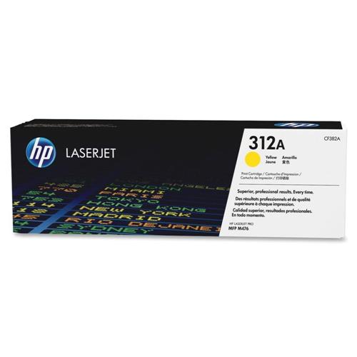 Toner HP 312A CF382A Amarelo Original 476NW 2.700 páginas