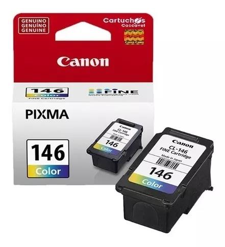 Cartucho Canon 146XL CL-146XL Colorido Original PIXMA MG2410 MG2910 TS3110 IP2810 MG2510 9 ml