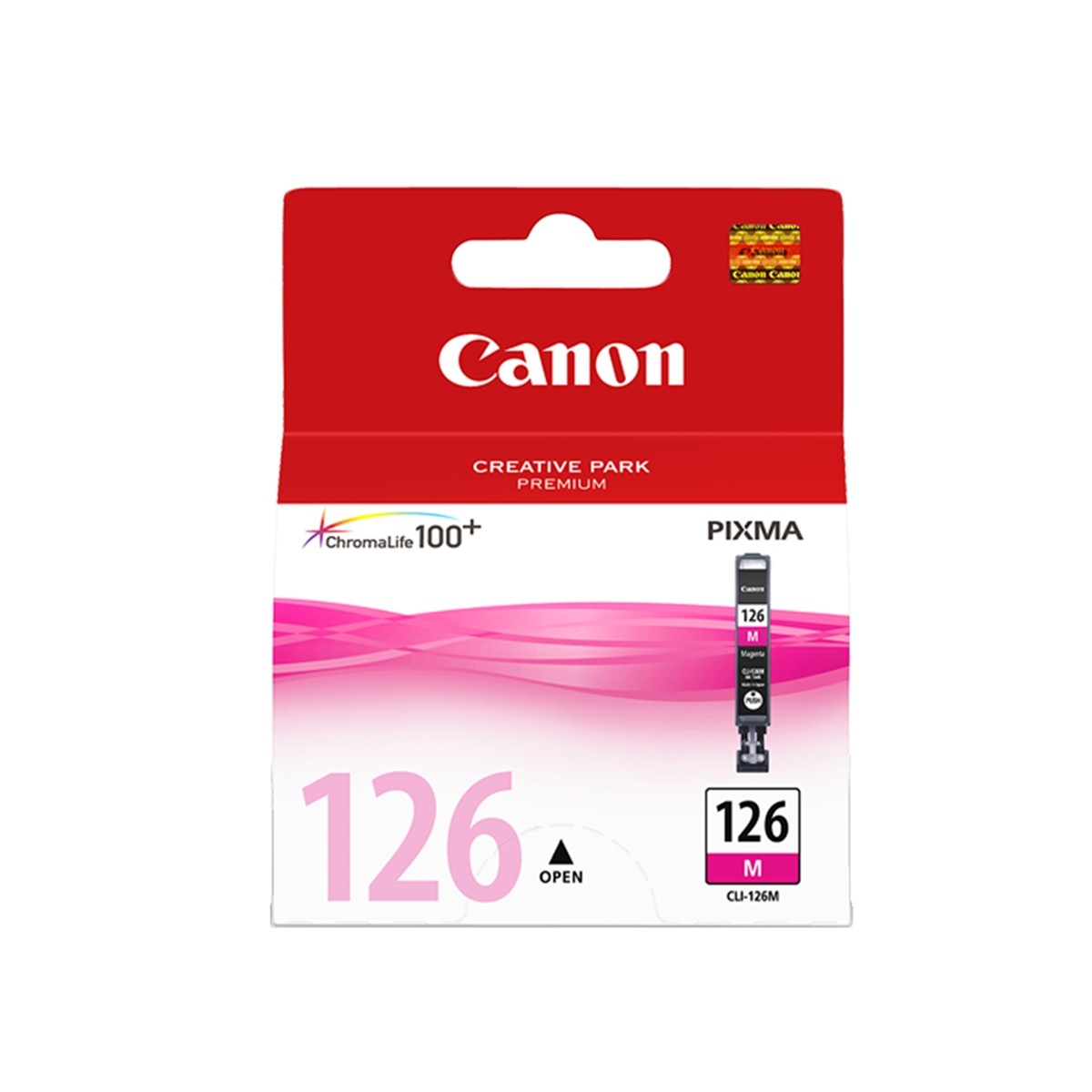 Cartucho Canon 126 CLI-126M Magenta Original IP4810 IX6510 MG5210 9 m