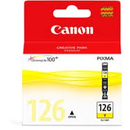 Cartucho Canon 126 CLI-126Y Amarelo Original IP4810 IX6510 MG5210 9 m