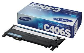 Toner Samsung 406 CLT-C406S Ciano Original CLP-365W CLX-3305W 1.000 p