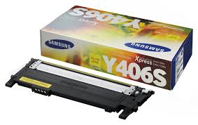 Toner Samsung 406 CLT-Y406S Amarelo Original CLP-365W CLX-3305W 1.000