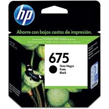Cartucho HP 675 CN690AL Preto Original OFFICEJET 4000 4400AIO 4575AIO 13,5 ml