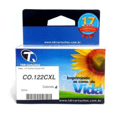 Cartucho HP 122CXL CO.122CXL Colorido Compatível DESKJET 1000 F2050 12,5 ml