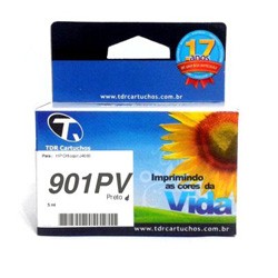 Cartucho HP 901 CTN-901PV Preto Remanufaturado J4660 5 ml