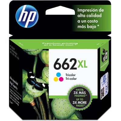 Cartucho HP 662XL CZ106AB Colorido Original 1516 2516 2515 8 ml