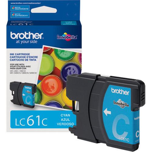 Cartucho Brother 61 LC61C Ciano Original DCP-165C DCP-385C DCP-585CW