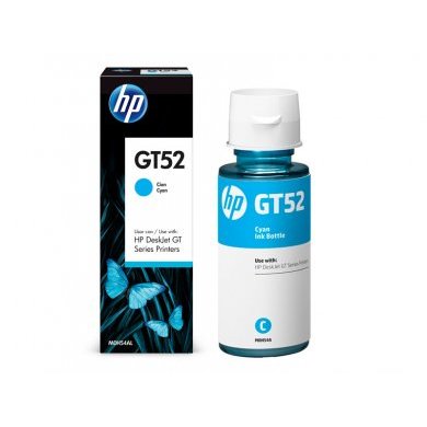 Garrafa de Tinta HP GT52 M0H54AL Ciano Original 5822 517 519 502 514 515 532 617 618 416 8000 página