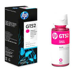 Garrafa de Tinta HP GT52 M0H55AL Magenta Original 5822 517 519 502 514 515 532 617 618 416 8000 pági