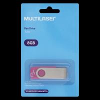 PEN DRIVE TWIST ROSA 8GB Multilaser