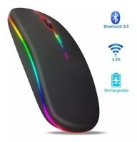 Mouse sem fio recarregável Preto 9H A6015 1200 dpi