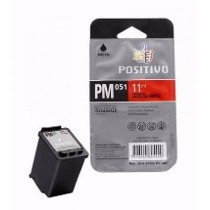 Cartucho Positivo 51 PM051 Preto Original A1017 11 ml