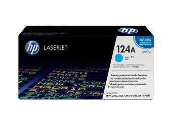 Toner HP 124A Q6001A Ciano Original 2600N 2605 2605DN 2.000 páginas