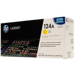 Toner HP 124A Q6002A Amarelo Original 2600N 2605 2605DN 2.000 páginas