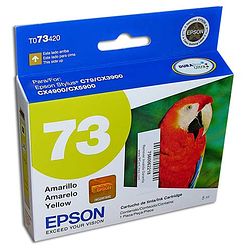 Cartucho Epson 73 T073420 Amarelo Original C110 C79 C92 CX3900 CX5600 T23 T24 T33 TX105 T20 5 ml