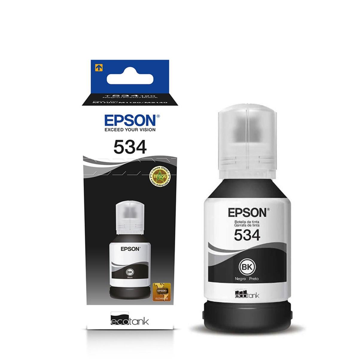 Garrafa de Tinta Epson 534 T534120 Preto Original ECOTANK M1120 M3180 M1120 M2170 M2120 0 páginas