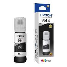 Garrafa de Tinta Epson 544 T544120 Preto Original ECOTANK L1110 L3110 L3150 L3160 L5190 L3250 4500