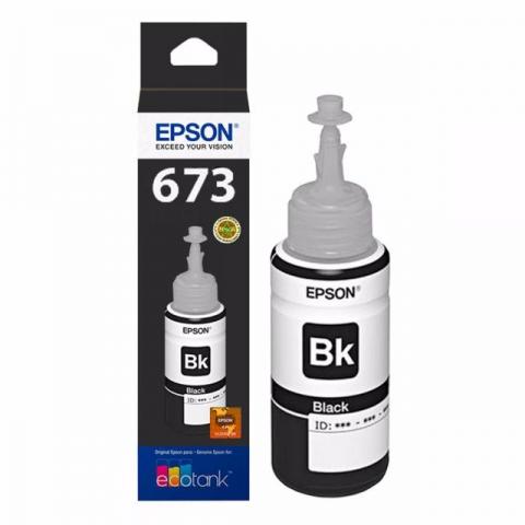Garrafa de Tinta Epson 673 T673120AL Preto Original ECOTANK L800 L805 L1800 L810 0 páginas