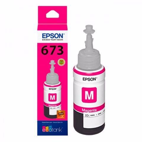 Cartucho Epson 673 T673320AL Magenta Original ECOTANK L800 L805 L1800 L810 70 ml