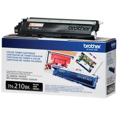 Toner Brother 210 TN-210BK Preto Original HL-3040CN HL-3070CW MFC-9010