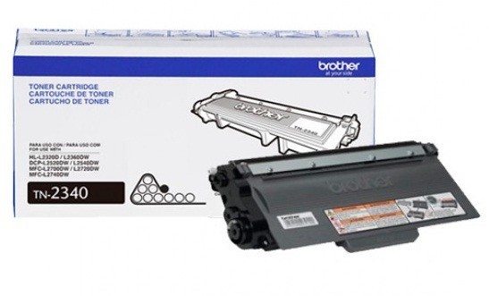 Toner Brother TN-2340 Preto Original MFC-L2740DW MFC-L2720DW MFC-L2700DW HL-L2360DW HL-L2320D 1200