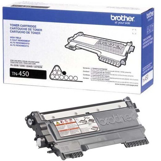 Toner Brother 450 TN-450 Preto Original HL-2240 HL-2240 2.600 páginas